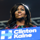 First lady Michelle Obama stumps for Hillary Clinton during a speech Oct. 4, 2016, at the Charlotte Convention Center in North Carolina.
John D. Simmons/Charlotte Observer/TNS via Getty Images